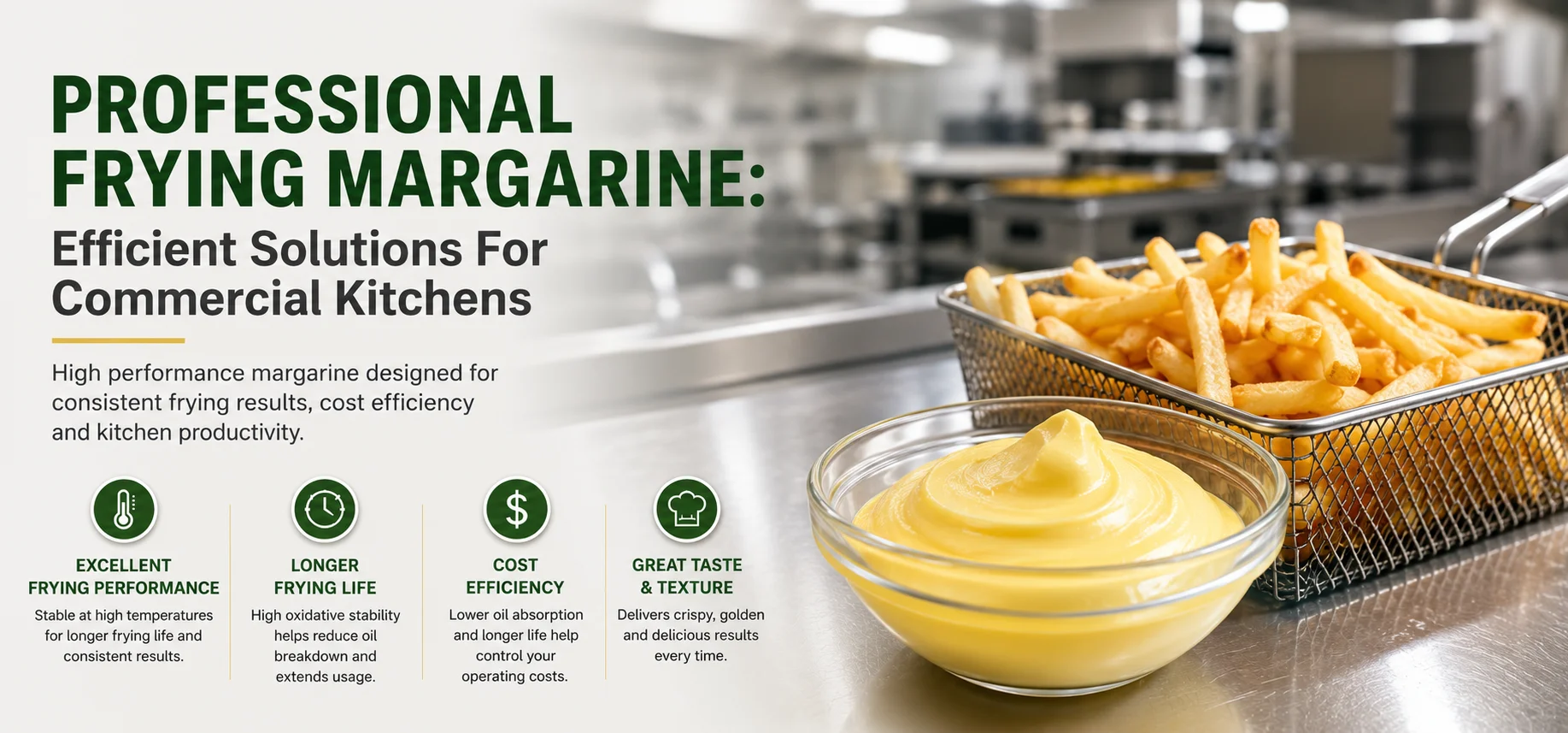 Professional Frying Margarine: Efficient Solutions For Commercial Kitchens