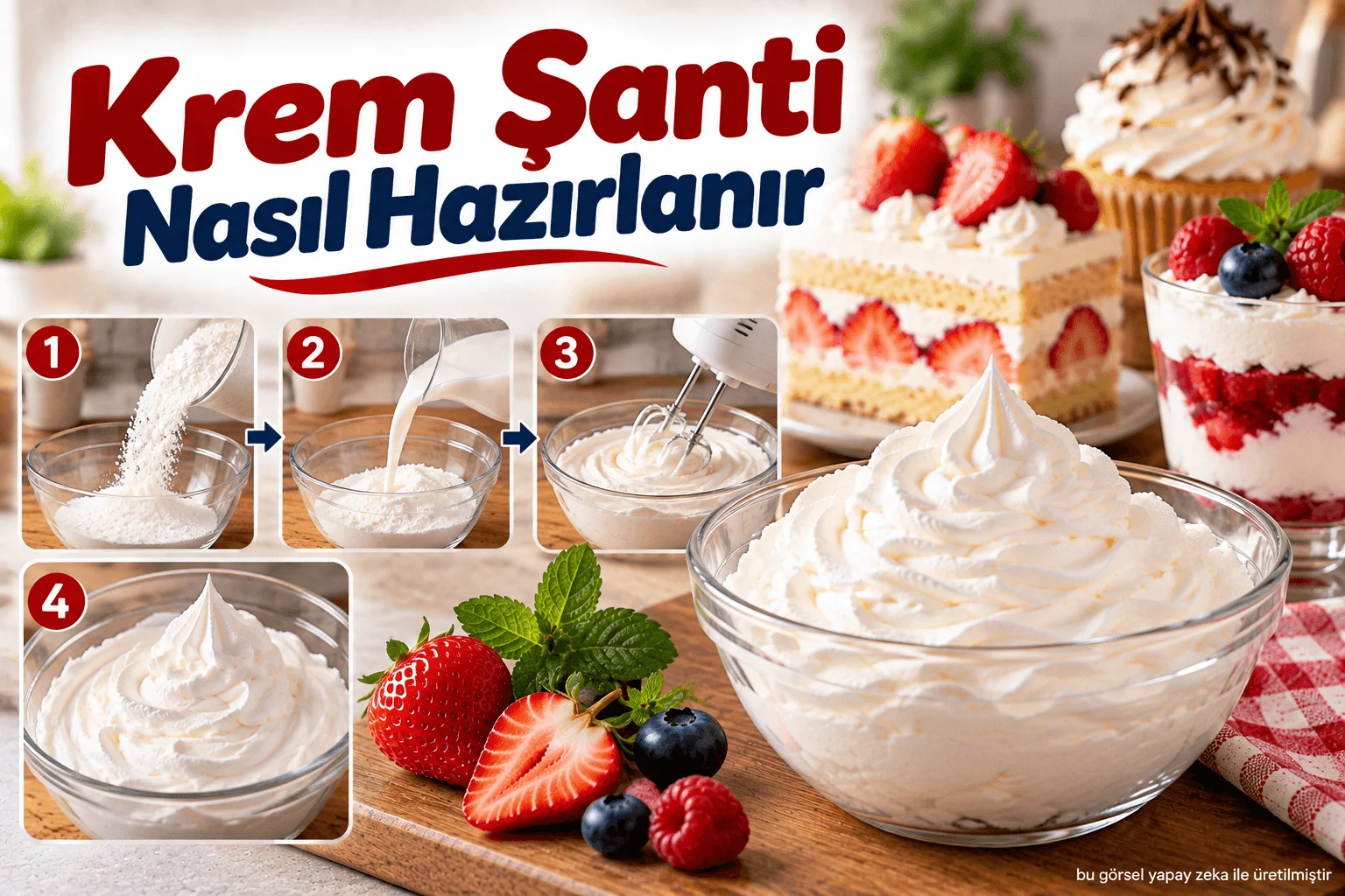 Krem Şanti Nasıl Hazırlanır